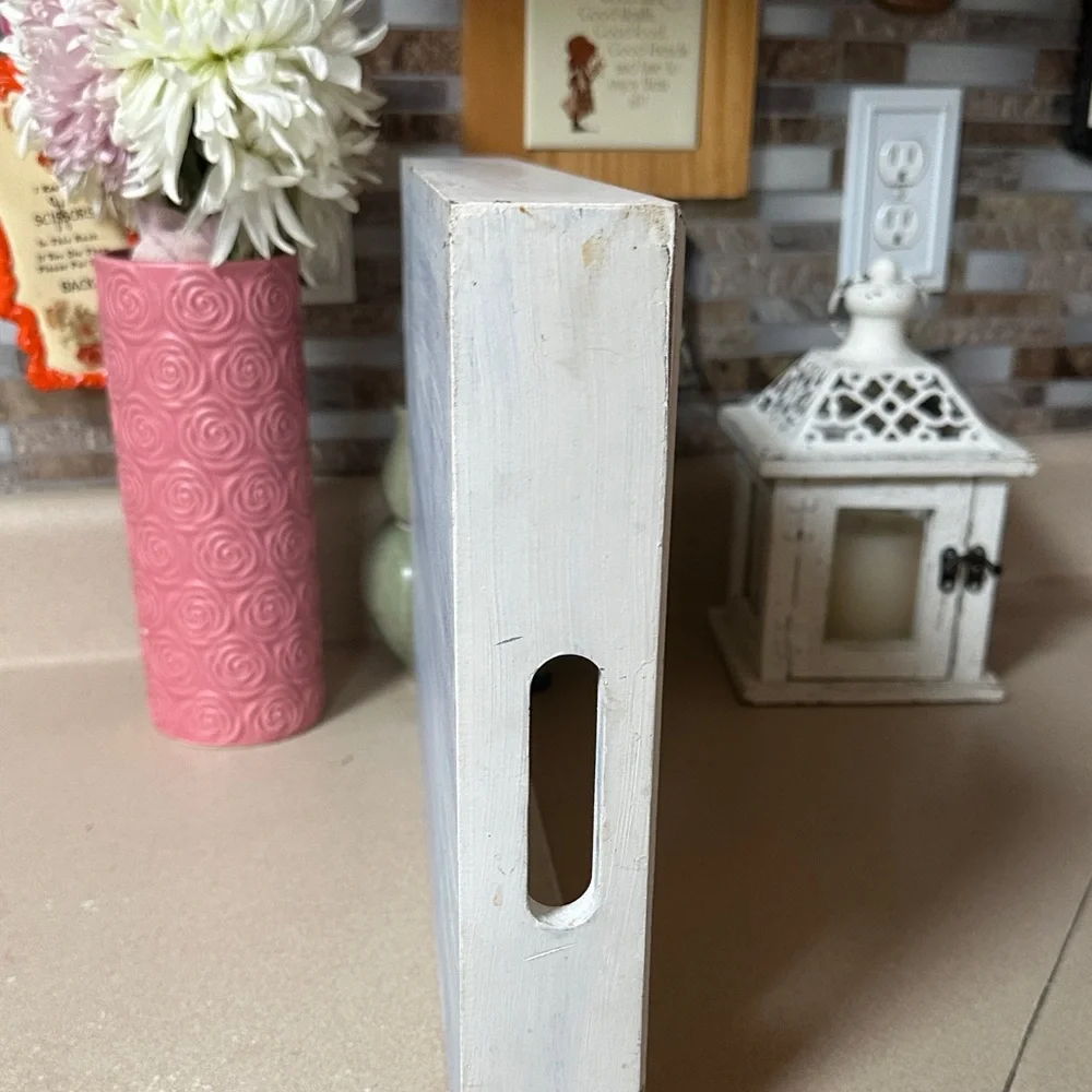White Wooden Serving Tray